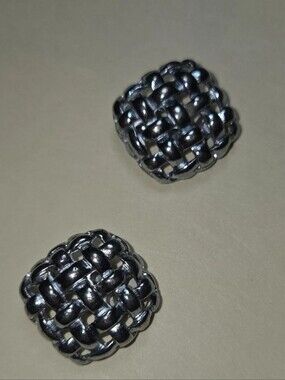 Givenchy Silver-Tone Clip On Vintage